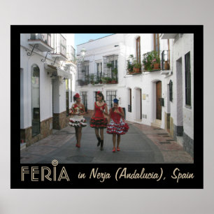 Affiches Feria à Nerja (Andalousie), Espagne