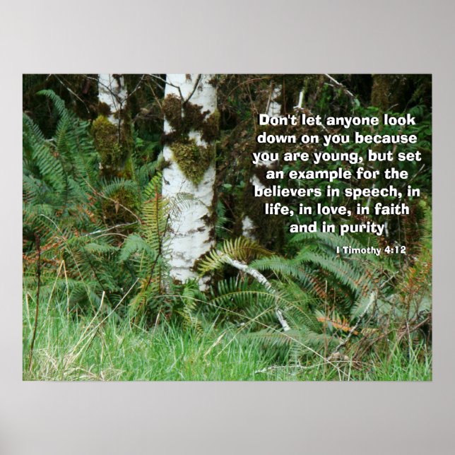 Affiches Fermes forestières appelées par Dieu Imprimer (Devant)