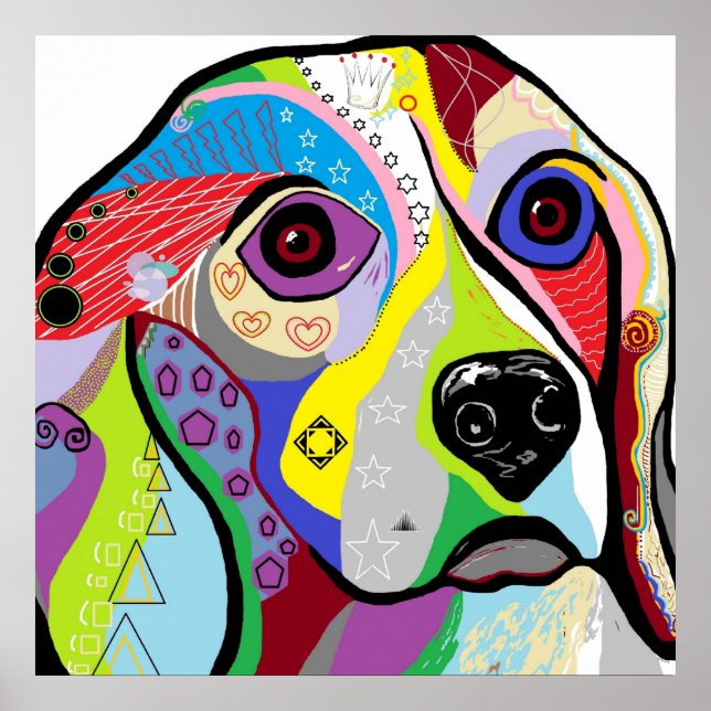 Affiches Fermeture beagle (Devant)