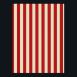 Affiches Festif Retro Vintage PopCorn raypes<br><div class="desc">Un décor festif de style rétro à rayures rouges et beiges de pop-corn, horizontalement ou verticalement, est un style graphique classique moderne qui fait toujours un grand cadeau personnalisé pour vous-même ou pour quelqu'un de spécial sur votre liste, ils sont sûrs de faire une impression dans toutes les occasions de...</div>
