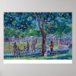 AFFICHES FESTIVAL DE JUNETEENTH - PARC ROUGE D'ANN ARBOUR