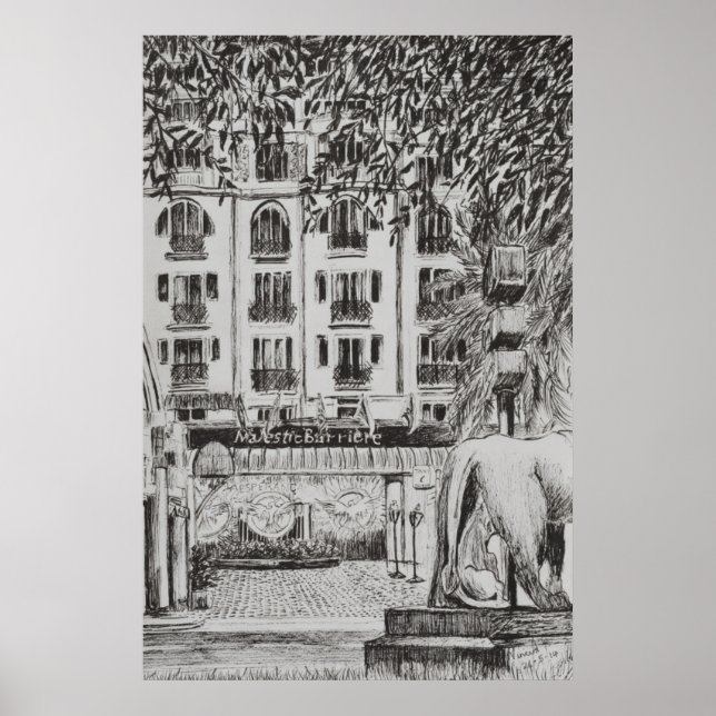 Affiches Festival du film de Cannes - Majestic TV (Devant)