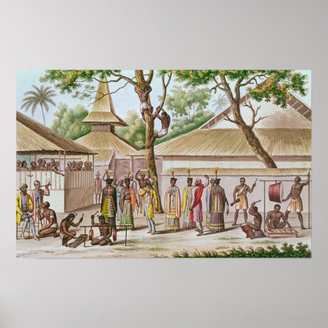 Affiches Festival religieux à Caieli, île de Buru (Devant)