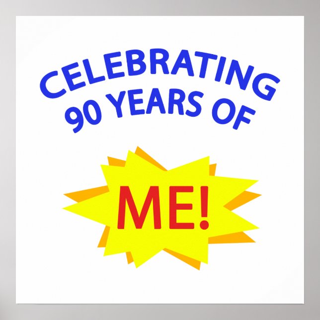 Affiches Fête 90 Ans De Moi ! (Devant)