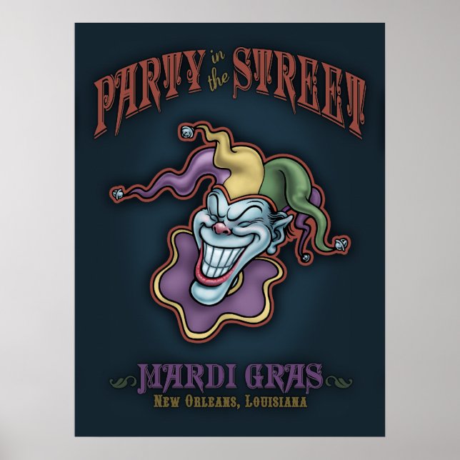 Affiches Fête dans la rue (Devant)