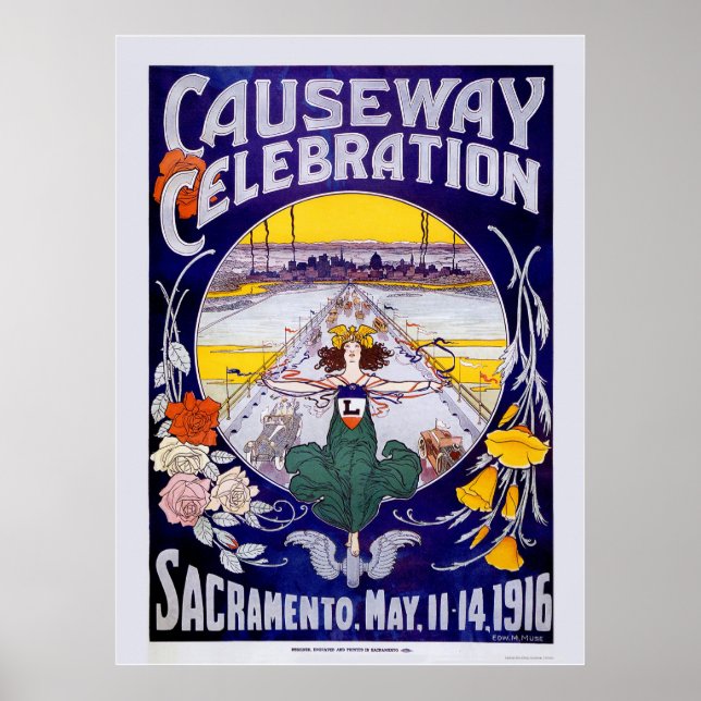 Affiches Fête de la Chaussée de Sacramento (Devant)