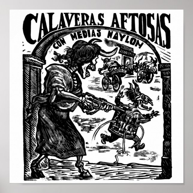 Affiches Fête des Morts, Mexique. Vers 1947. (Devant)