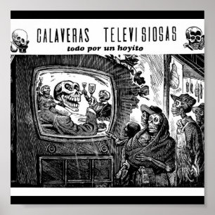 Affiches Fête des Morts, Mexique. Vers 1949