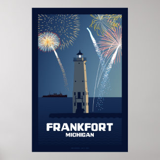 Affiches Fête du 4 juillet, Frankfort, Michigan Li