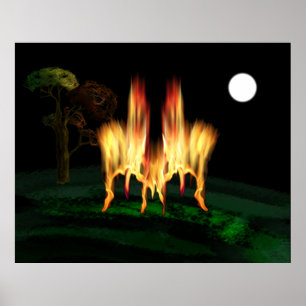 Affiches Feu d'incendie