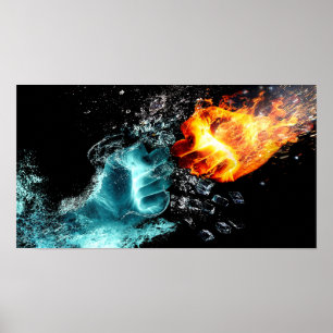 Affiches Feu et glace