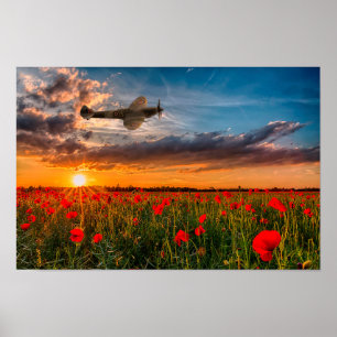 Affiches Feu Spitfire