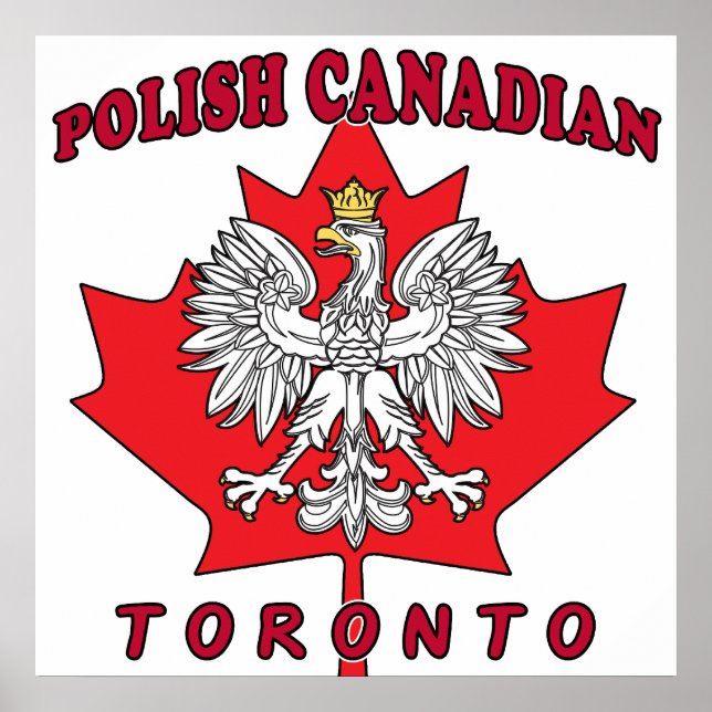 Affiches Feuille canadienne polonaise Toronto (Devant)