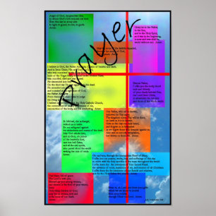 Affiches Feuille de prière