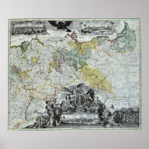 Affiches Feuille maîtresse de la souveraine prussienne