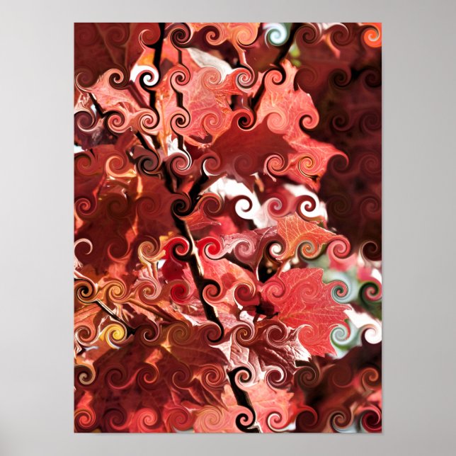 AFFICHES FEUILLE ROUGE (Devant)