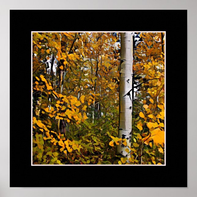 Affiches Feuilles d'or (Devant)