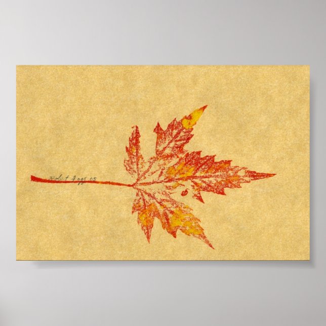 Affiches Feuilles Nature Imprimer Mini-Poster (Devant)