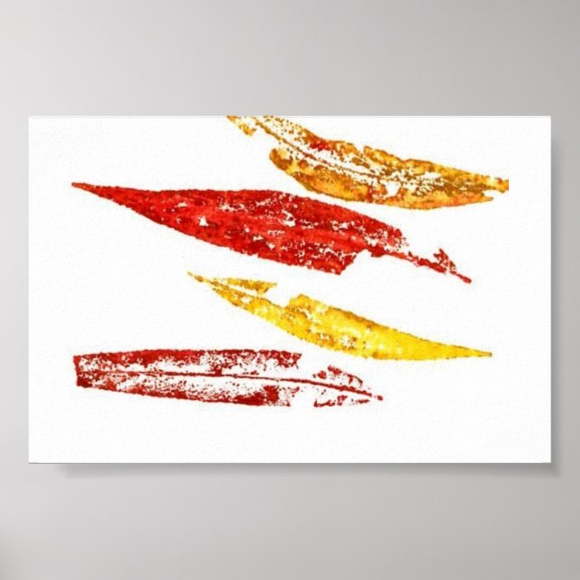 Affiches Feuilles Nature Imprimer Mini-Poster (Devant)