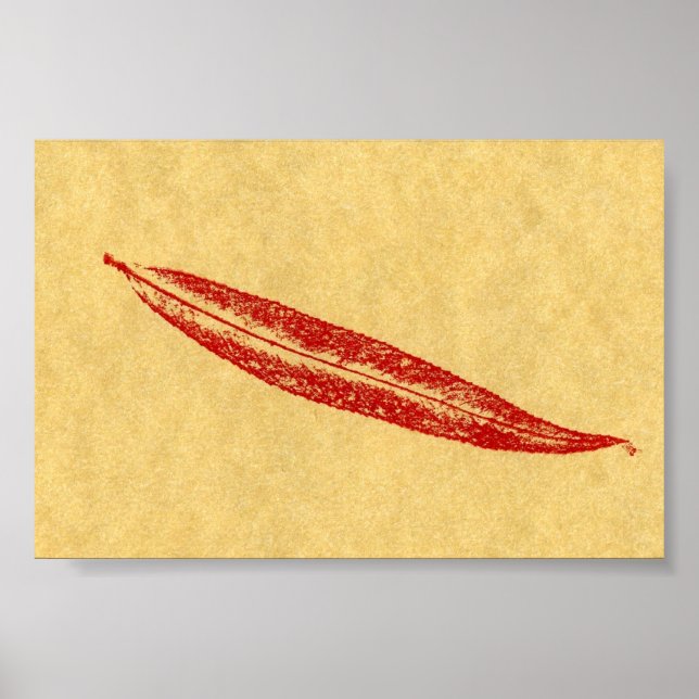 Affiches Feuilles Nature Imprimer Mini-Poster (Devant)