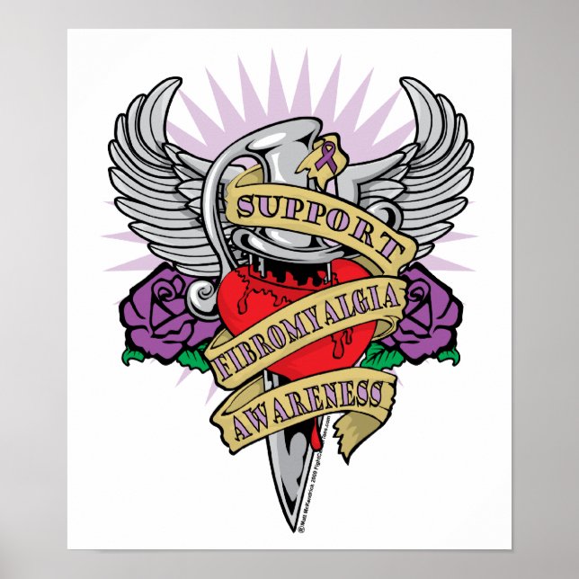 Affiches Fibromyalgia Dagger (Devant)