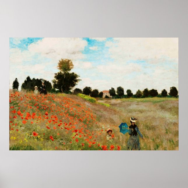 Affiches Field of Poppies, 1886 (Devant)