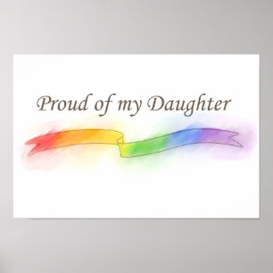 Affiches Fier de ma fille