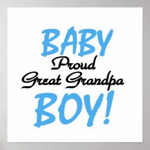 Affiches Fière Grand Papy Bébé Cadeaux Garçon
