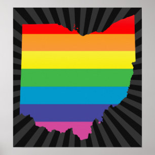 Affiches fierté de l'ohio.