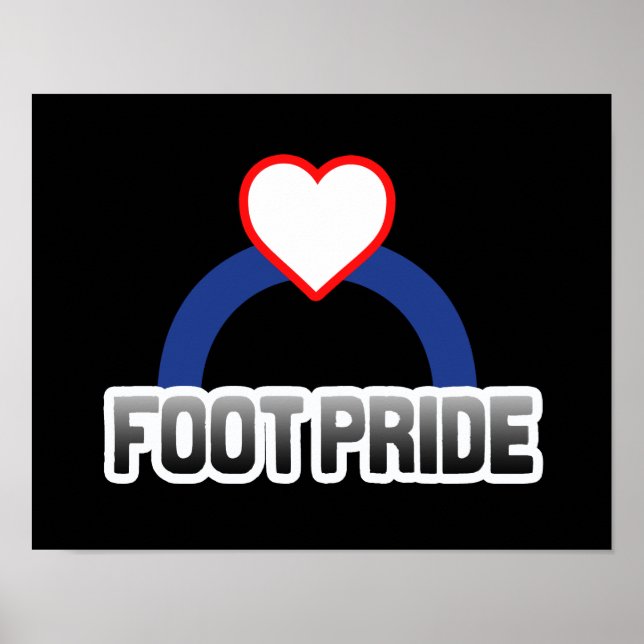 Affiches Fierté de pied (Devant)