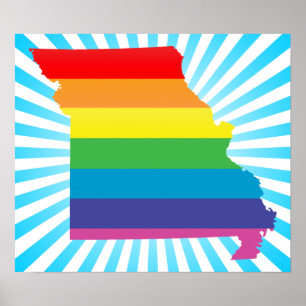 Affiches fierté du missouri.