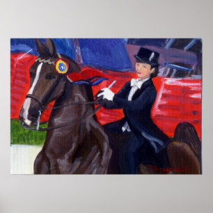 Affiches Fierté Et Joie American Saddlebred Horse Portrait