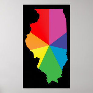 Affiches fierté illinoise.