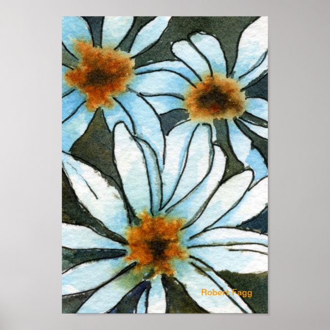 Affiches Fiesty Floral #1 Art Print (Devant)