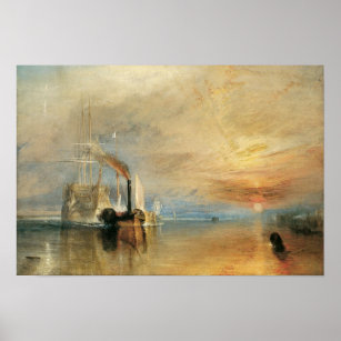 Affiches Fighting Temeraire by Joseph Turner, Maritime Art
