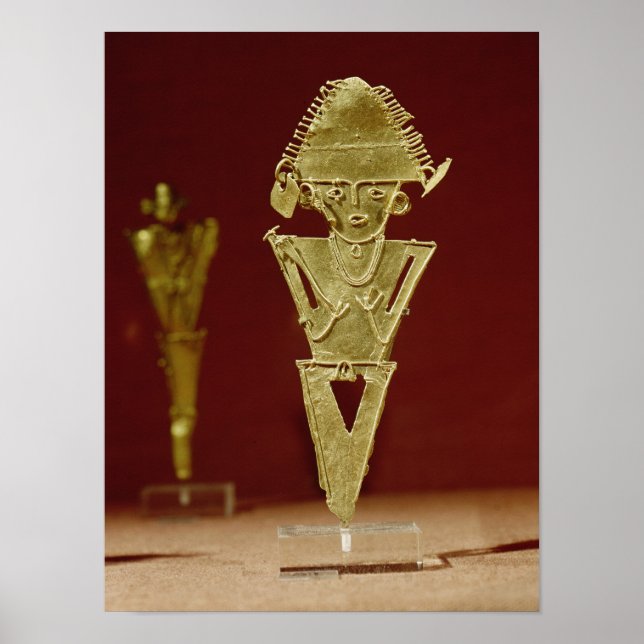 Affiches Figure anthropomorphique d'un guerrier (Devant)