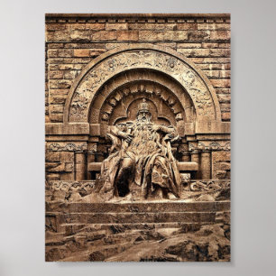 Affiches Figure de Barbarossa, de Kyffhauser et de