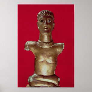 Affiches Figure d'un dieu portant un couple