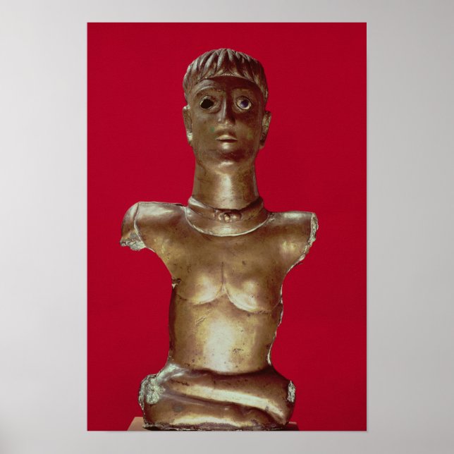 Affiches Figure d'un dieu portant un couple (Devant)