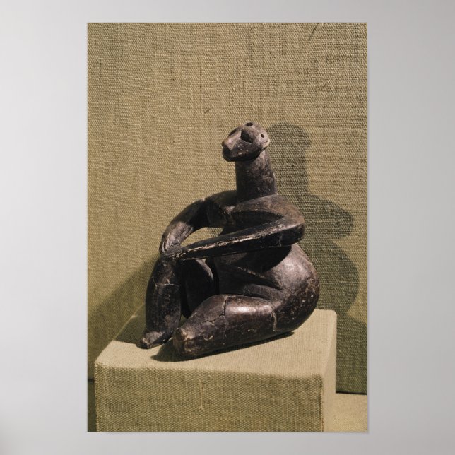 Affiches Figure féminine assise, 3500-2500 av. (Devant)