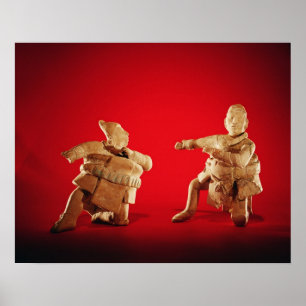 Affiches Figures of ceremonial ballplayers