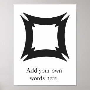 Affiches FIHANKRA   Symbole Adinkra de la sécurité et de la