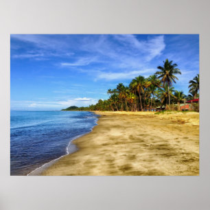 Affiches Fiji Beach Sand and and Sky