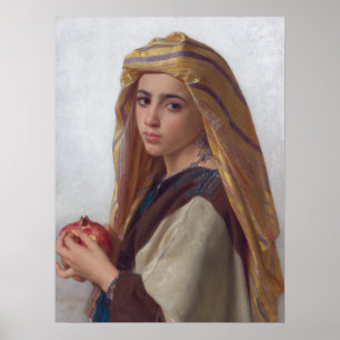 Affiches Fille avec la grenade par Bouguereau