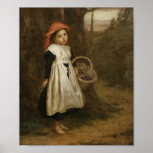 Affiches Fille de fleur pieds nus