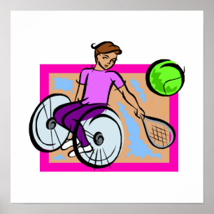 Affiches Fille de tennis