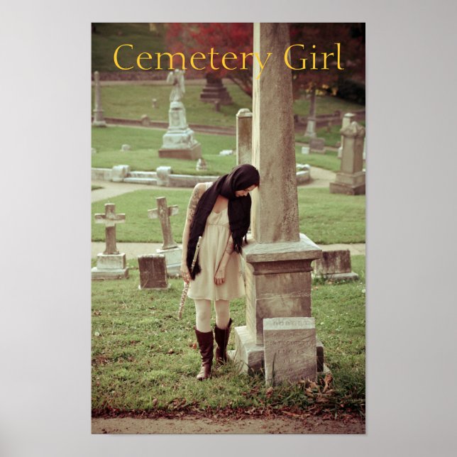 Affiches Fille du cimetière (Devant)