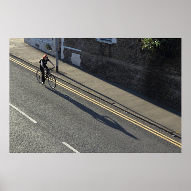 Affiches Fille en vélo (Devant)