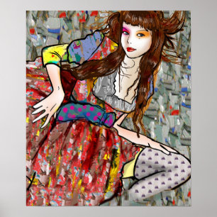 Affiches Fille gitane