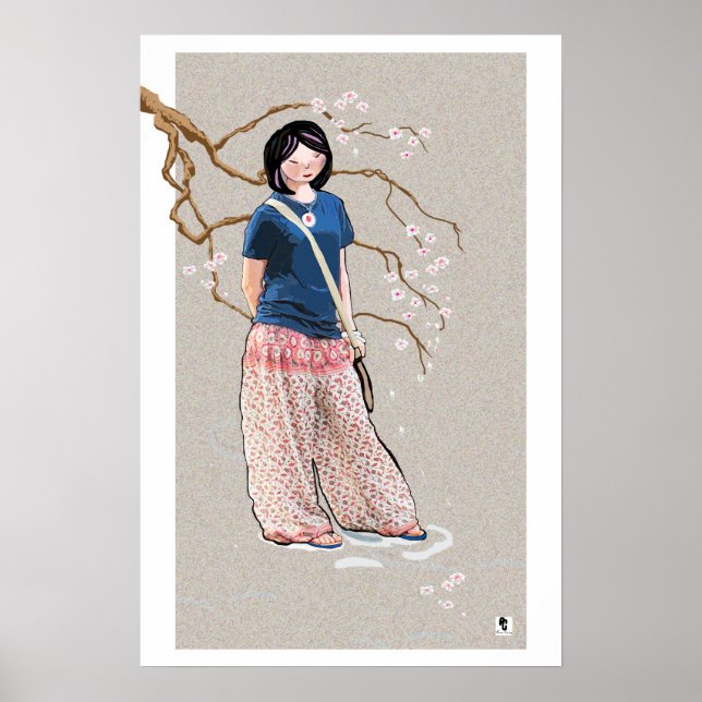 Affiches Fille Sakura (Devant)